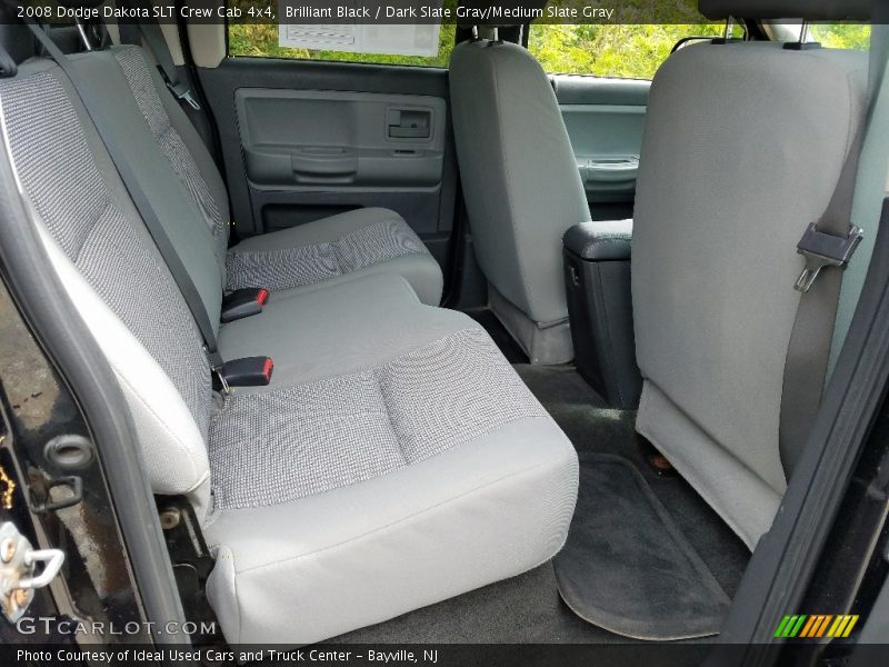 Brilliant Black / Dark Slate Gray/Medium Slate Gray 2008 Dodge Dakota SLT Crew Cab 4x4