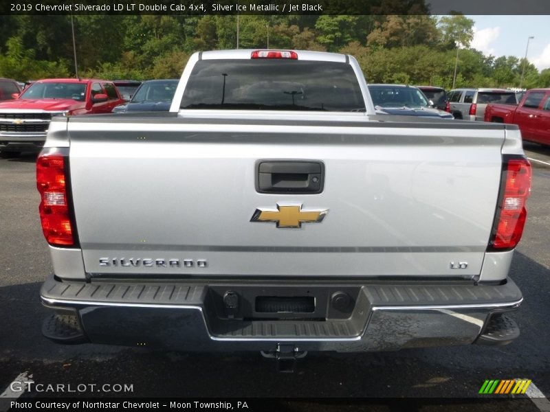 Silver Ice Metallic / Jet Black 2019 Chevrolet Silverado LD LT Double Cab 4x4