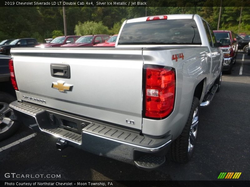 Silver Ice Metallic / Jet Black 2019 Chevrolet Silverado LD LT Double Cab 4x4