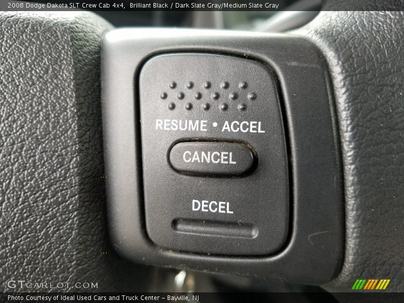 Brilliant Black / Dark Slate Gray/Medium Slate Gray 2008 Dodge Dakota SLT Crew Cab 4x4