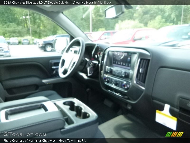 Silver Ice Metallic / Jet Black 2019 Chevrolet Silverado LD LT Double Cab 4x4