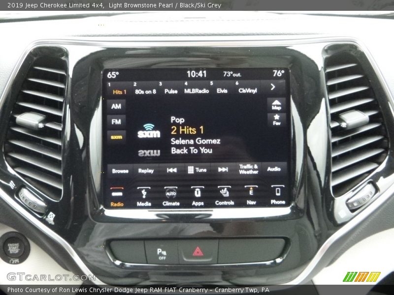 Light Brownstone Pearl / Black/Ski Grey 2019 Jeep Cherokee Limited 4x4