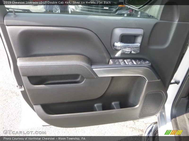 Silver Ice Metallic / Jet Black 2019 Chevrolet Silverado LD LT Double Cab 4x4