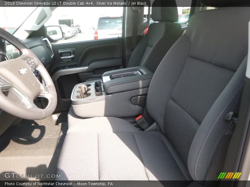 Silver Ice Metallic / Jet Black 2019 Chevrolet Silverado LD LT Double Cab 4x4
