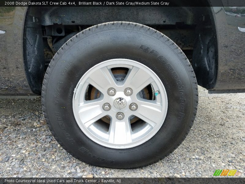 Brilliant Black / Dark Slate Gray/Medium Slate Gray 2008 Dodge Dakota SLT Crew Cab 4x4