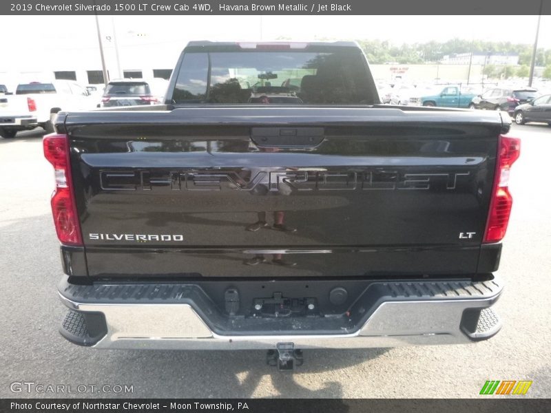 Havana Brown Metallic / Jet Black 2019 Chevrolet Silverado 1500 LT Crew Cab 4WD