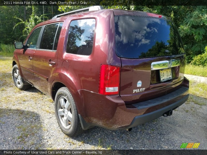 Dark Cherry Pearl / Gray 2011 Honda Pilot EX-L 4WD