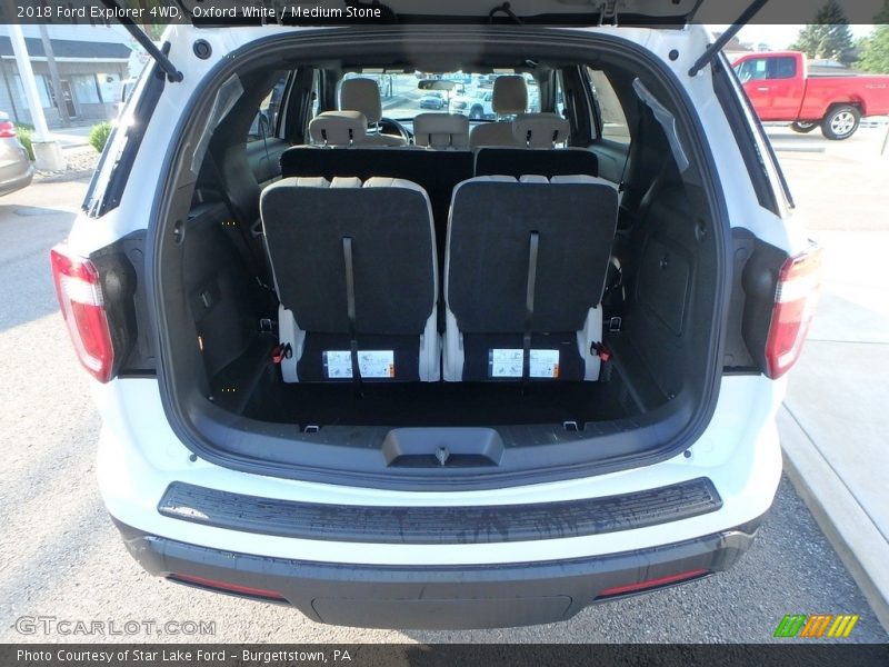 Oxford White / Medium Stone 2018 Ford Explorer 4WD
