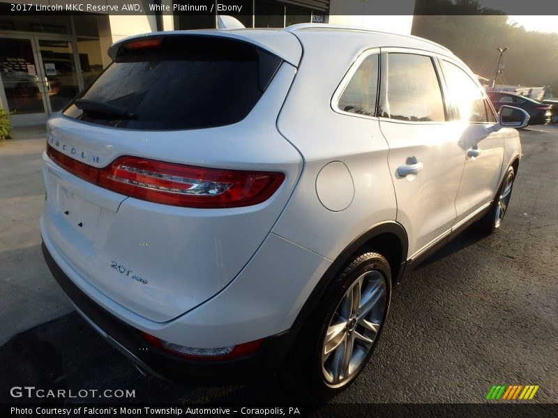 White Platinum / Ebony 2017 Lincoln MKC Reserve AWD