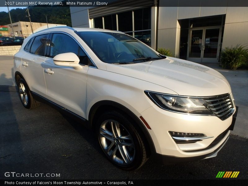 White Platinum / Ebony 2017 Lincoln MKC Reserve AWD