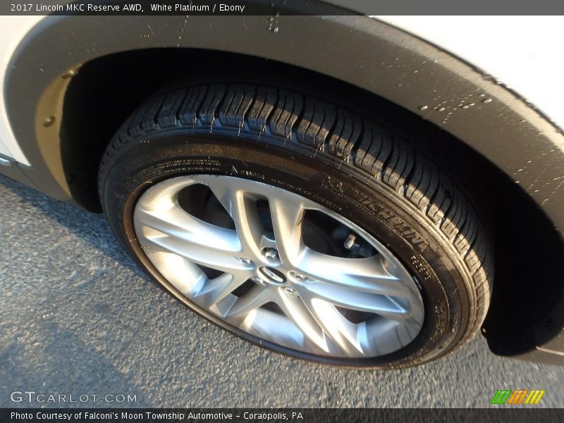 White Platinum / Ebony 2017 Lincoln MKC Reserve AWD
