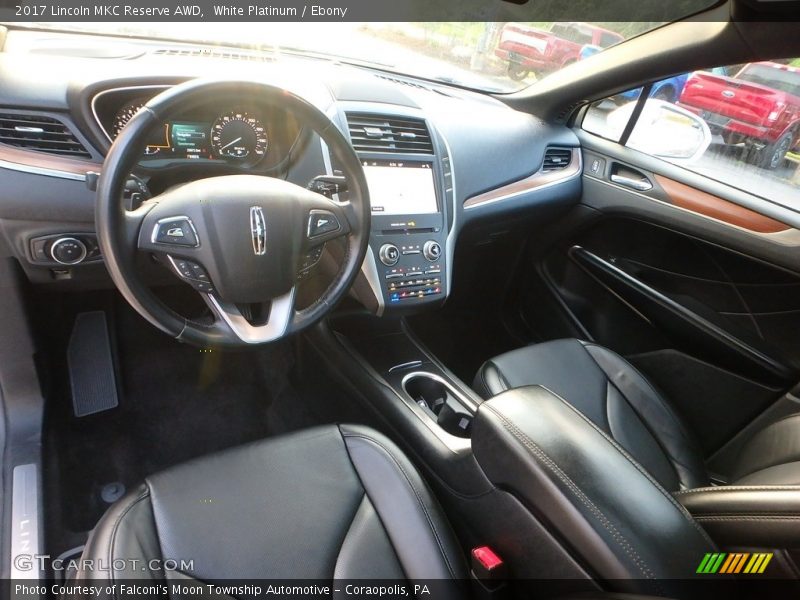 White Platinum / Ebony 2017 Lincoln MKC Reserve AWD