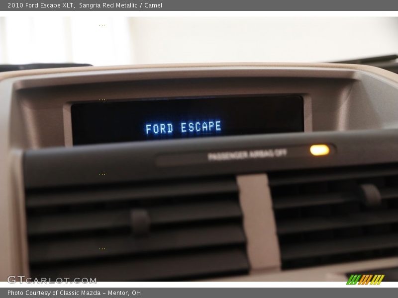 Sangria Red Metallic / Camel 2010 Ford Escape XLT