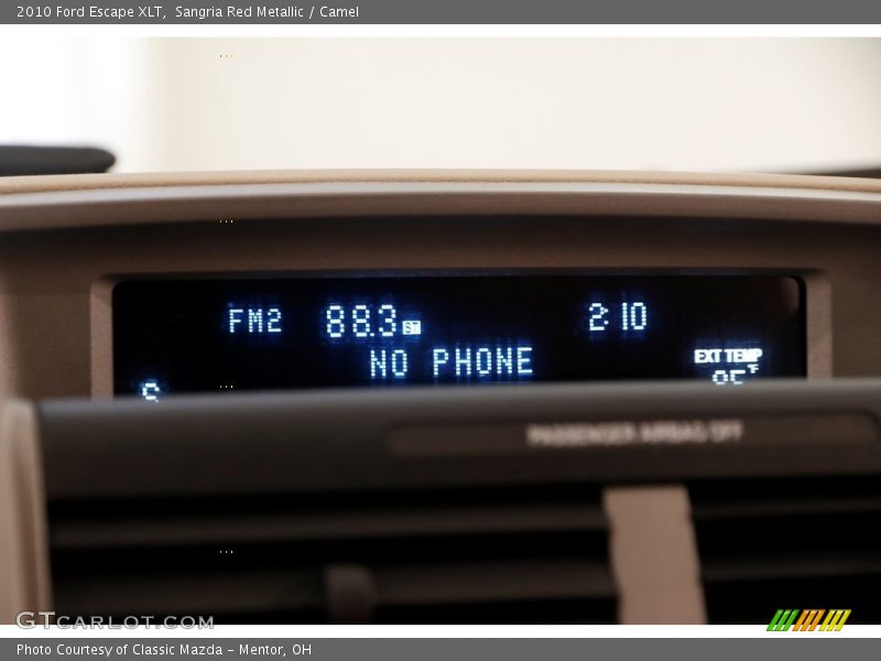 Sangria Red Metallic / Camel 2010 Ford Escape XLT