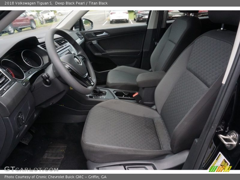Deep Black Pearl / Titan Black 2018 Volkswagen Tiguan S