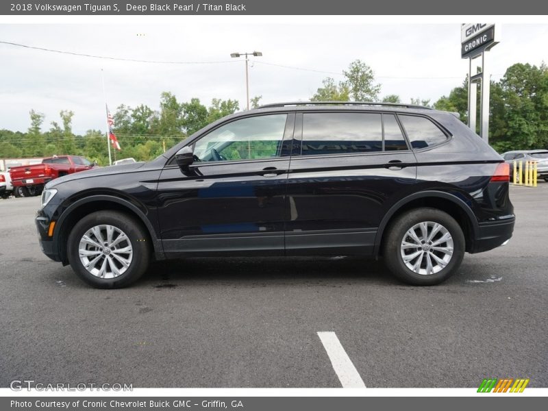 Deep Black Pearl / Titan Black 2018 Volkswagen Tiguan S