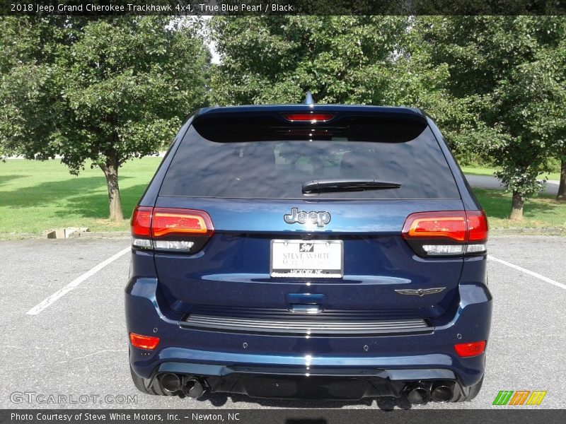 True Blue Pearl / Black 2018 Jeep Grand Cherokee Trackhawk 4x4