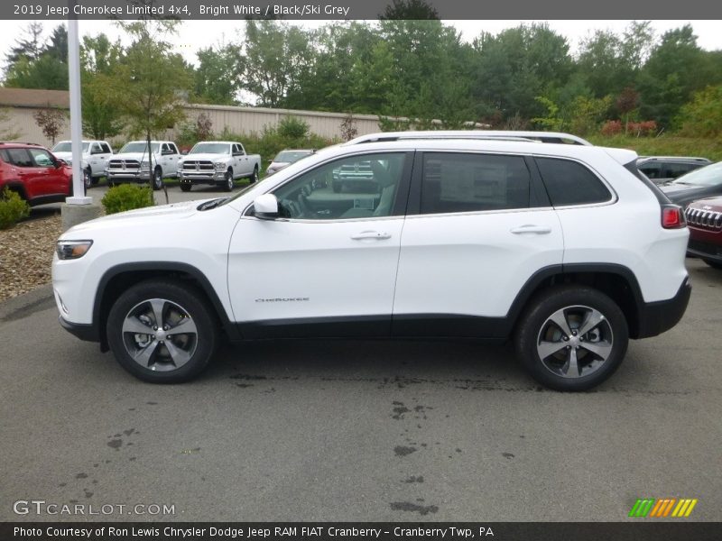Bright White / Black/Ski Grey 2019 Jeep Cherokee Limited 4x4