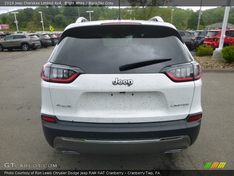 Bright White / Black/Ski Grey 2019 Jeep Cherokee Limited 4x4