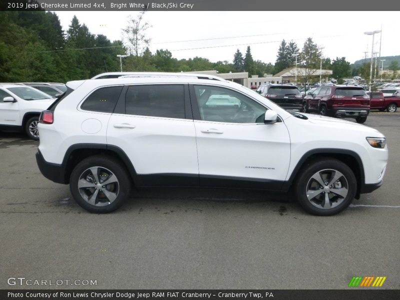 Bright White / Black/Ski Grey 2019 Jeep Cherokee Limited 4x4