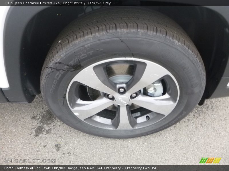 Bright White / Black/Ski Grey 2019 Jeep Cherokee Limited 4x4