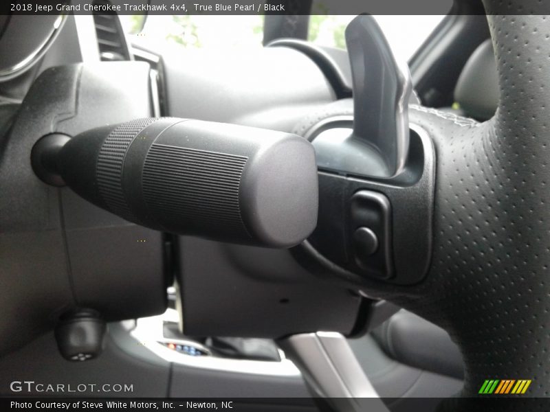 True Blue Pearl / Black 2018 Jeep Grand Cherokee Trackhawk 4x4