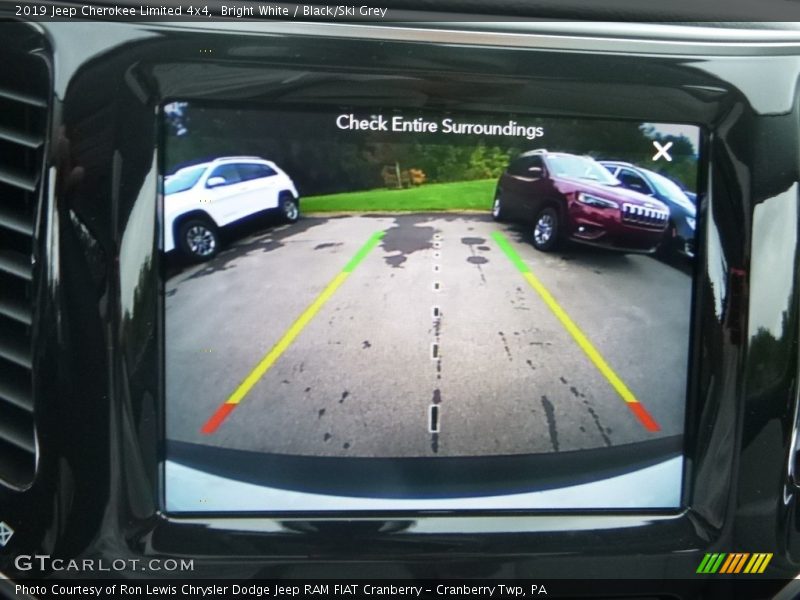 Bright White / Black/Ski Grey 2019 Jeep Cherokee Limited 4x4