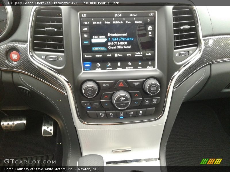 Controls of 2018 Grand Cherokee Trackhawk 4x4