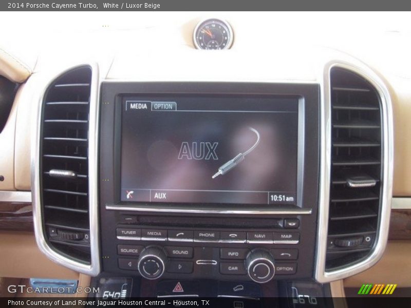 White / Luxor Beige 2014 Porsche Cayenne Turbo