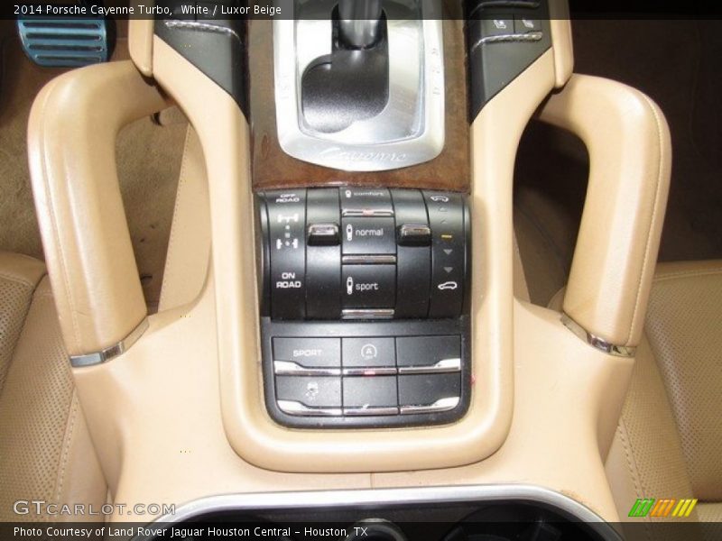 White / Luxor Beige 2014 Porsche Cayenne Turbo