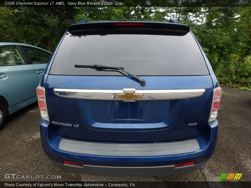 Navy Blue Metallic / Dark Gray 2008 Chevrolet Equinox LT AWD