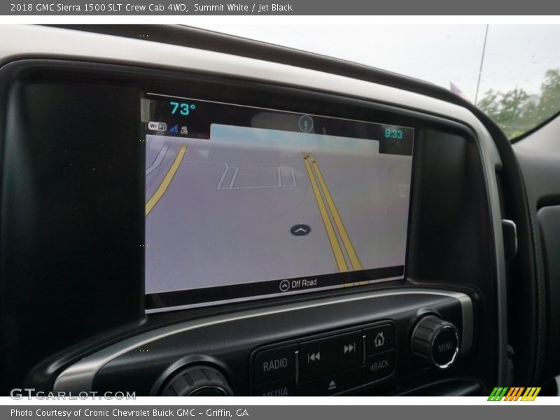 Summit White / Jet Black 2018 GMC Sierra 1500 SLT Crew Cab 4WD