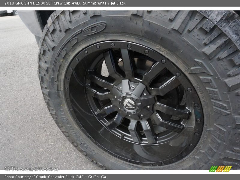 Summit White / Jet Black 2018 GMC Sierra 1500 SLT Crew Cab 4WD