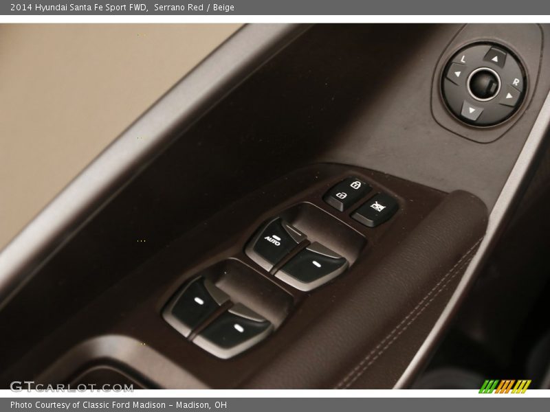 Serrano Red / Beige 2014 Hyundai Santa Fe Sport FWD