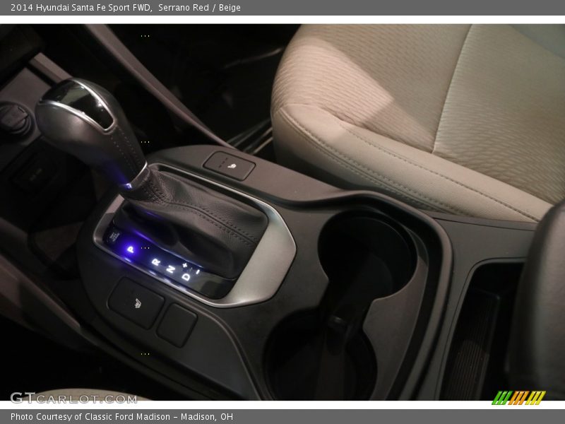 Serrano Red / Beige 2014 Hyundai Santa Fe Sport FWD