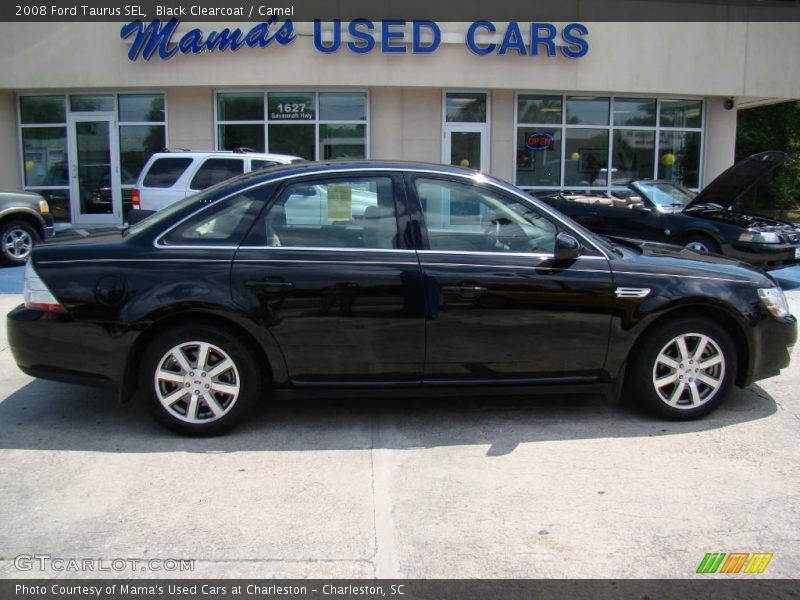 Black Clearcoat / Camel 2008 Ford Taurus SEL