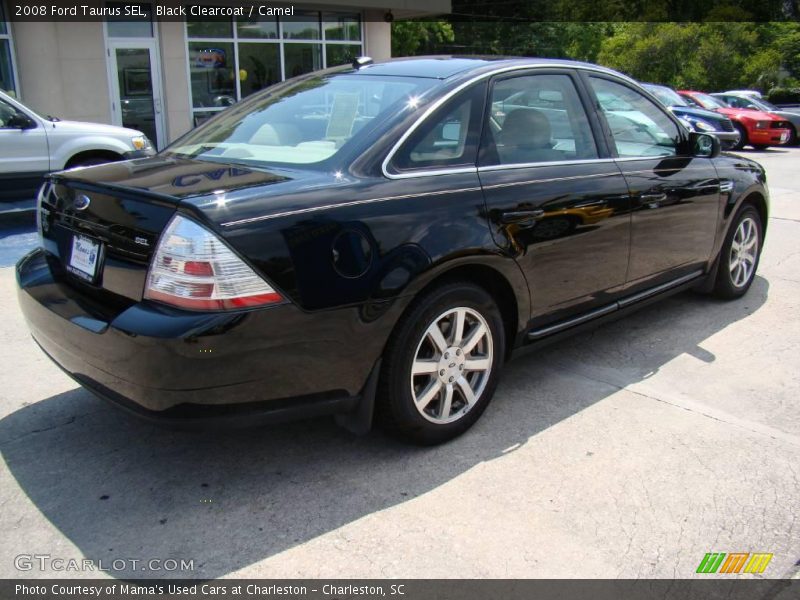 Black Clearcoat / Camel 2008 Ford Taurus SEL