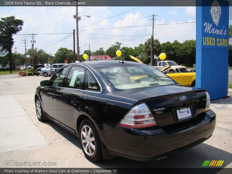 Black Clearcoat / Camel 2008 Ford Taurus SEL