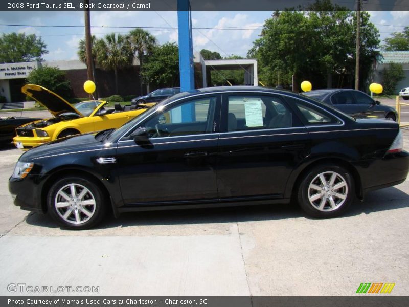 Black Clearcoat / Camel 2008 Ford Taurus SEL