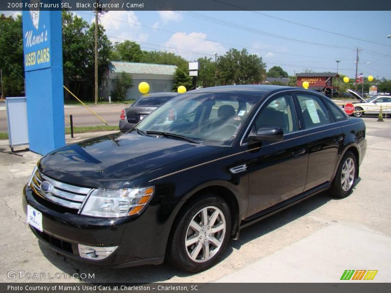 Black Clearcoat / Camel 2008 Ford Taurus SEL
