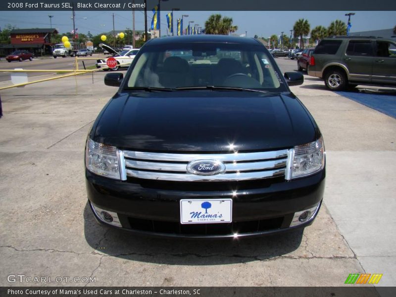Black Clearcoat / Camel 2008 Ford Taurus SEL