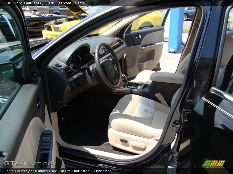 Black Clearcoat / Camel 2008 Ford Taurus SEL