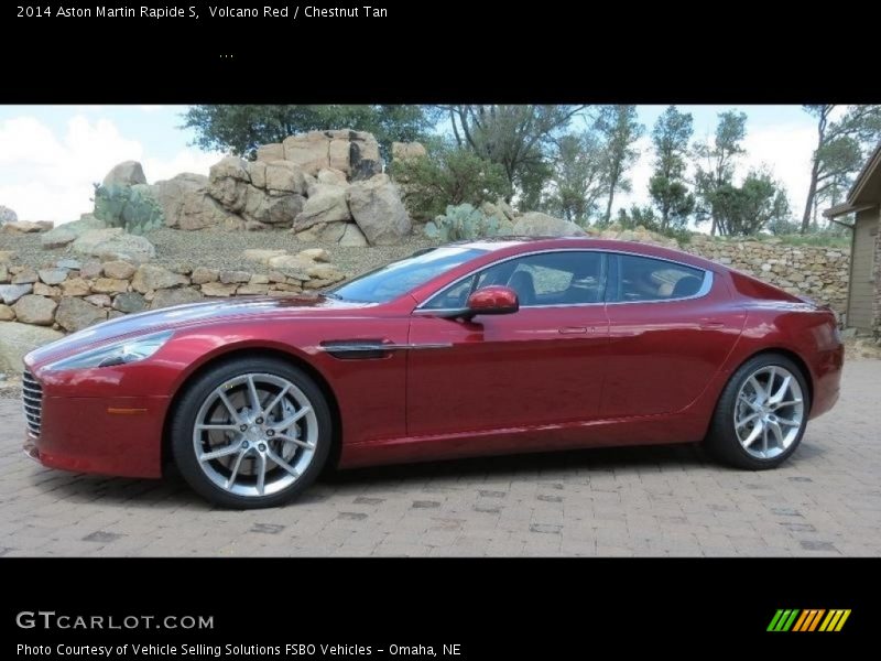 Volcano Red / Chestnut Tan 2014 Aston Martin Rapide S
