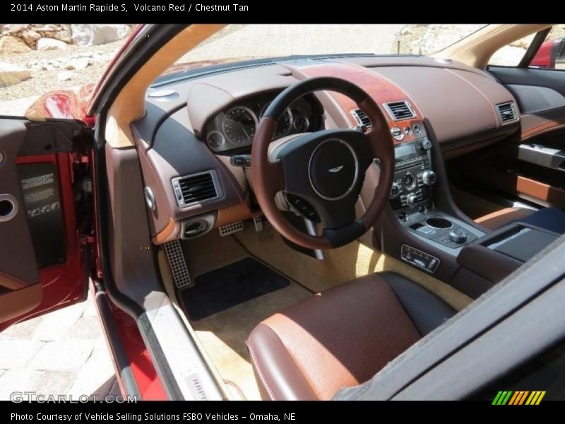 Volcano Red / Chestnut Tan 2014 Aston Martin Rapide S