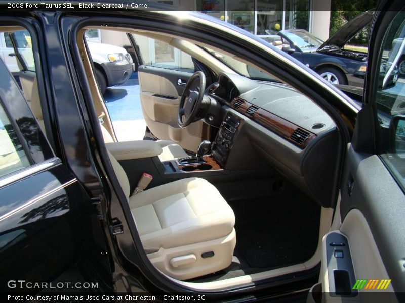 Black Clearcoat / Camel 2008 Ford Taurus SEL