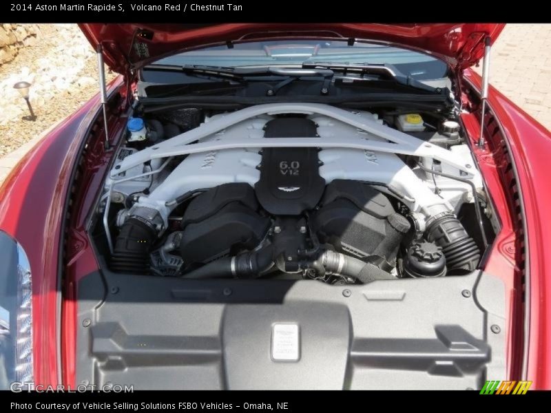 Volcano Red / Chestnut Tan 2014 Aston Martin Rapide S