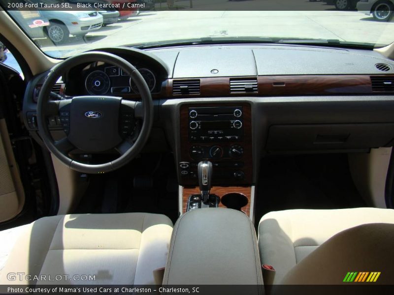 Black Clearcoat / Camel 2008 Ford Taurus SEL