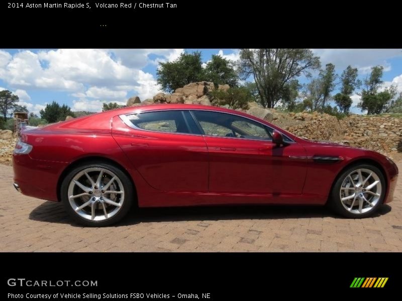 Volcano Red / Chestnut Tan 2014 Aston Martin Rapide S