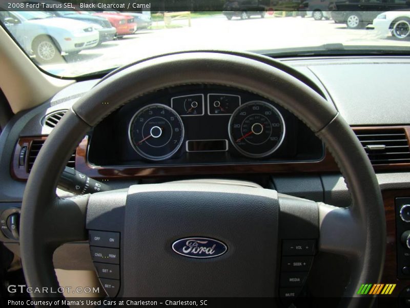 Black Clearcoat / Camel 2008 Ford Taurus SEL