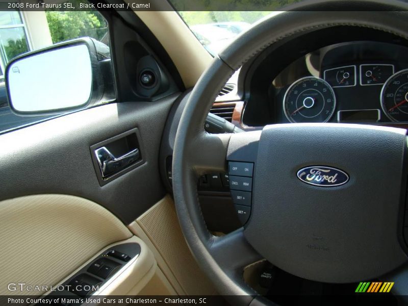 Black Clearcoat / Camel 2008 Ford Taurus SEL